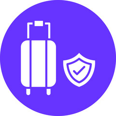 Travel Insurance Icon Style