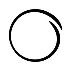 Abstract circle border vector design