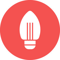 Candle Bulb Icon Style