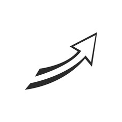 Arrow illustration logo icon