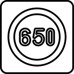 Fototapeta premium 650 Icon