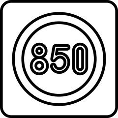 Obraz premium 850 Icon