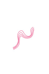 Pink Wavy Lines 
