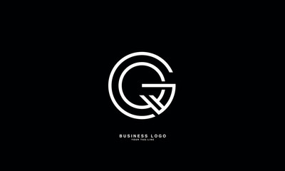 GQ, QG, G, Q, Abstract Letters Logo Monogram
