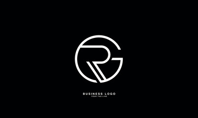 GR, RG, R, G, Abstract Letters Logo Monogram