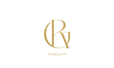 Obraz premium GR, RG, R, G, Abstract Letters Logo Monogram