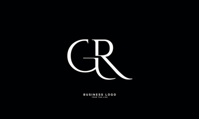 GR, RG, R, G, Abstract Letters Logo Monogram