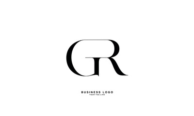 GR, RG, R, G, Abstract Letters Logo Monogram