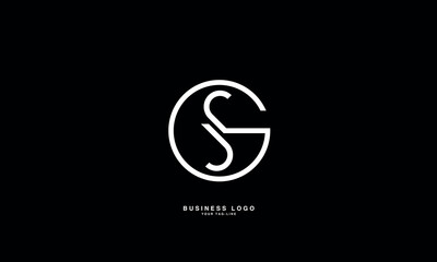 GS, SG, G, S, Abstract Letters Logo Monogram