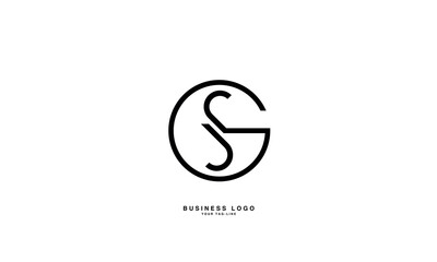 GS, SG, G, S, Abstract Letters Logo Monogram