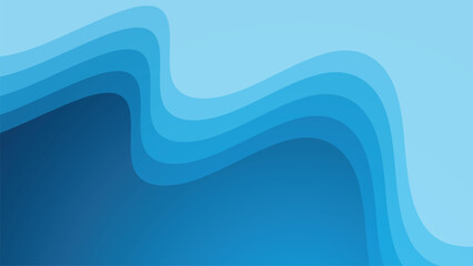 Abstract blue and light blue wave modern soft luxury texture with smooth and clean vector background for wallpaper and backdrop