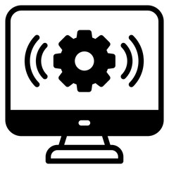 computer setting, computer repair icon