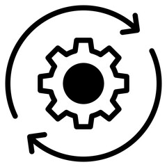 gear icon, cog wheel, engine circle, 
