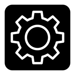 gear icon, cog wheel, engine circle, 