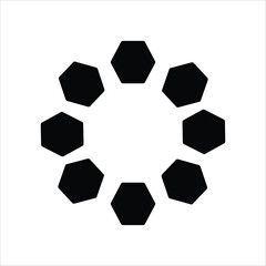 Fototapeta premium loading icon vector stock illustration 