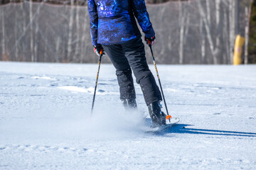 winter snow sports skiing on snowy slopes for winter