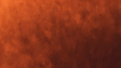 Burnt Sienna Glowing Grainy Gradient Background Noise Grunge Texture for Webpage Header or Banner Design.