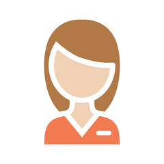Flight attendant icon