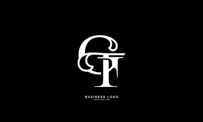 GT, TG, G, T, Abstract Letters Logo Monogram