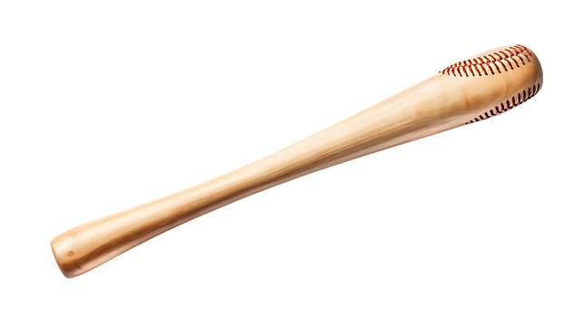 Wooden baseball bat  isolated on white background png