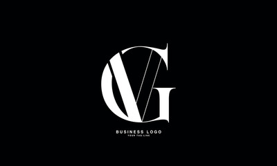 GV, VG, G, V, Abstract Letters Logo Monogram