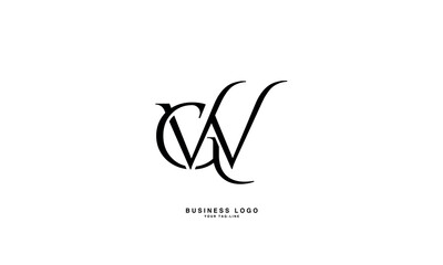 GW, WG, G, W, Abstract Letters Logo Monogram