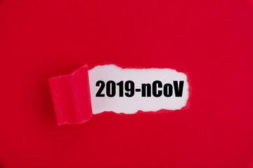 Novel coronavirus - 2019-nCoV. The inscription 2019-nCoV. Chinese coronavirus outbreak. MERS-Cov...