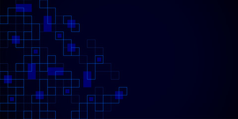 Minimalistic vector texture with linear squares pattern. Creative idea of modern design with abstract geometric background