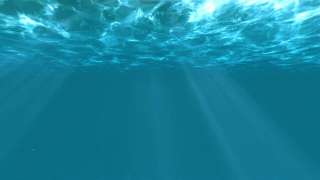 Underwater caustics background loop. Available in 60 fps. 4k
