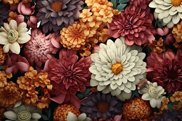 Romantic floral outdoor. Nature sun leaf flora plant. Generate Ai