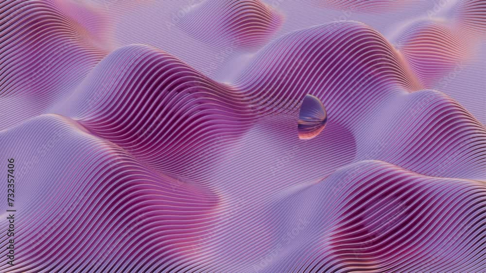 Fototapete a surrealistic composition featuring a jellyfish with tentacles that transform into delicate, floati
