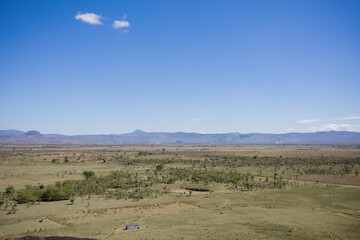 landscape with sky and clouds