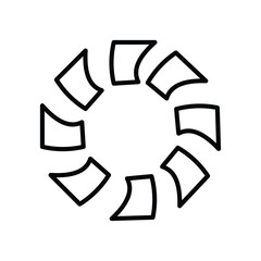 loading icon vector stock illustration 