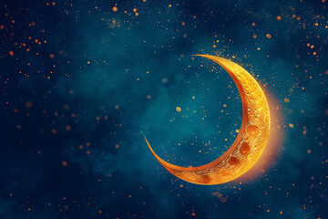 Fototapeta premium ramadan Kareem, Ramadan crescent moon, Eid Mubarak Islamic festival social media banner and Eid Mubarak Post Template, islam