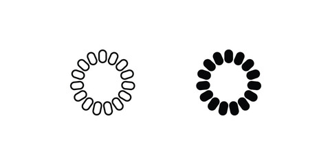 loading icon vector stock illustration 