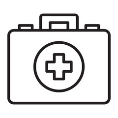 First Aid Kit line icon.