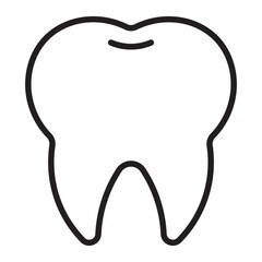 Tooth line icon.