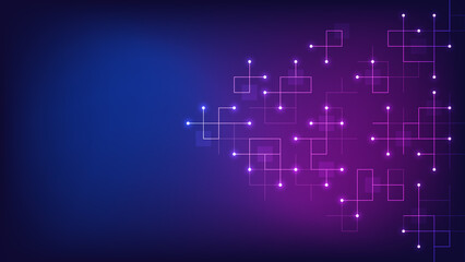 Minimalistic texture with linear squares pattern. Creative idea of modern design with abstract geometric background