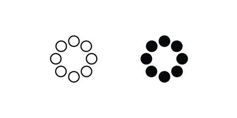 loading icon vector stock illustration 