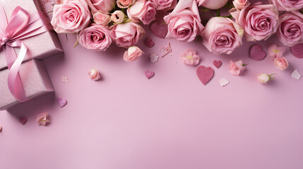 Tasteful Mothers Day or Valentines Day background