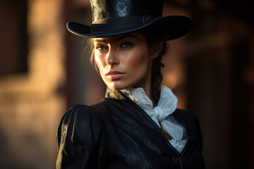Western Elegance: The Tale of an 1880's Lady Gunslinger