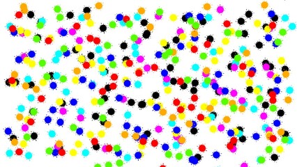 Abstract watercolour  background with colorfull splashes