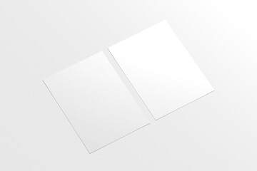 Flyer Mockup 3D Rendering