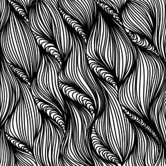 Abstract, Doodle abstract lines without definite patterns make up an image.