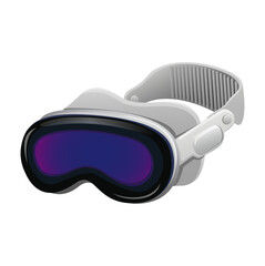 VR Headset Gadget Technology Illustration Vector