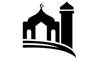 mosque vector building logo template