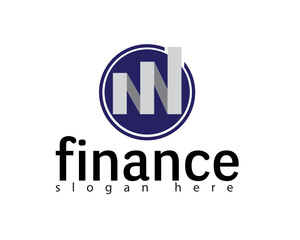 creative finance logo design template