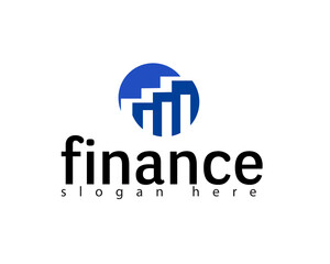 creative finance logo design template