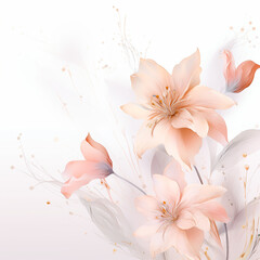 Gentle floral background