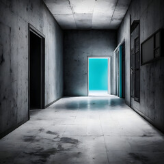 Fototapeta premium room with a door